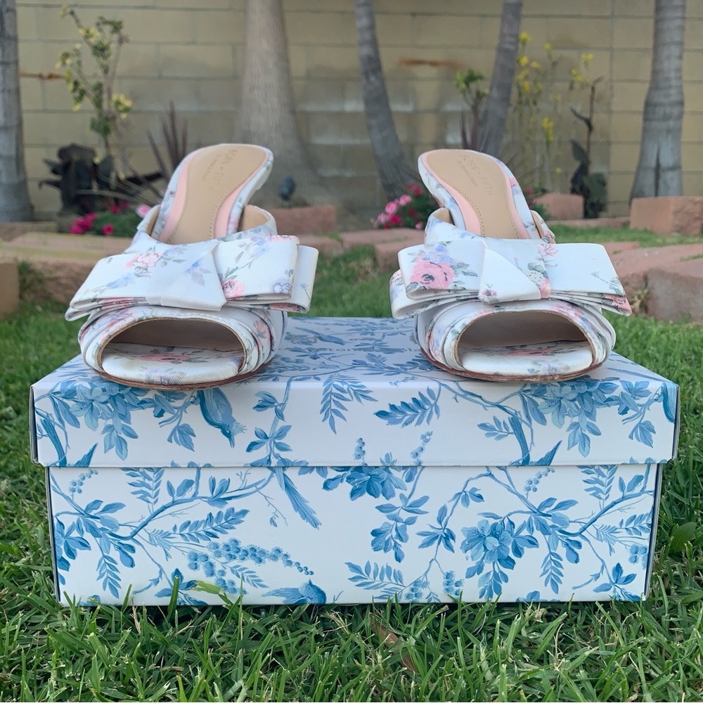 Antonio Melani x Born on Fifth Arden Floral Bow Dress Sandals - Picture 12 of 16